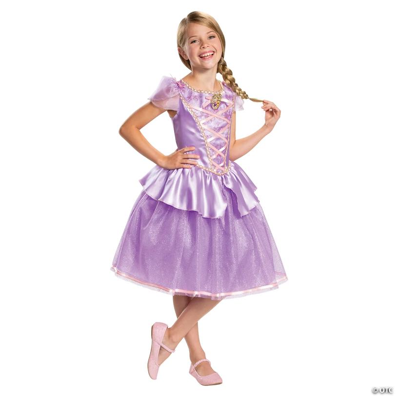 Girl's Classic Disney's Tangled Rapunzel Costume - Medium Image