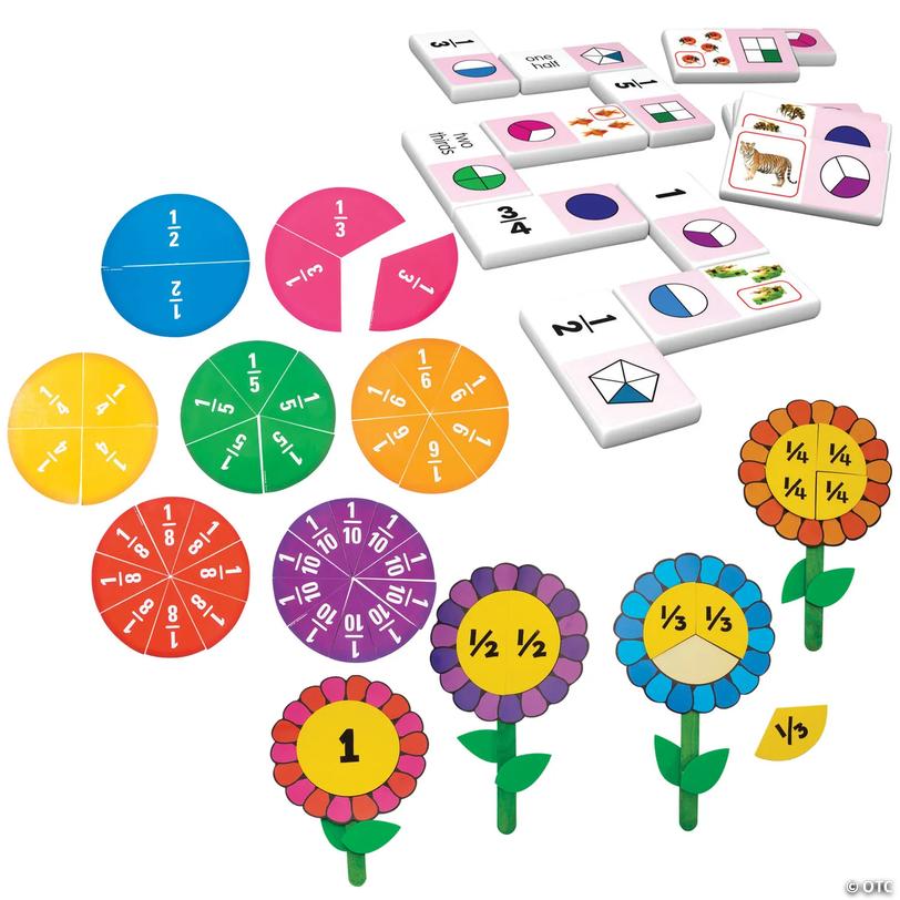 Fractions Educational Kit - 90 Pc. | Oriental Trading