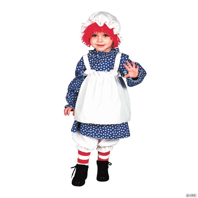 Toddler Raggedy Ann Dress Costume - 12-24 Months Image