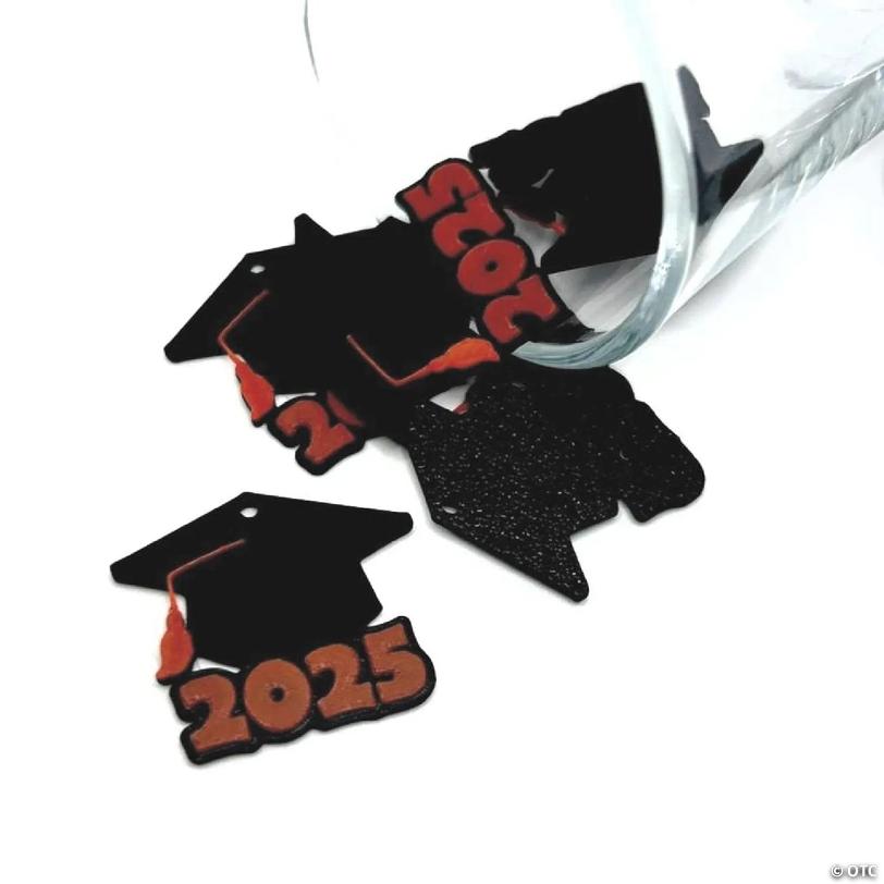 4 Pcs 2025 Graduation Cap Charms | Oriental Trading