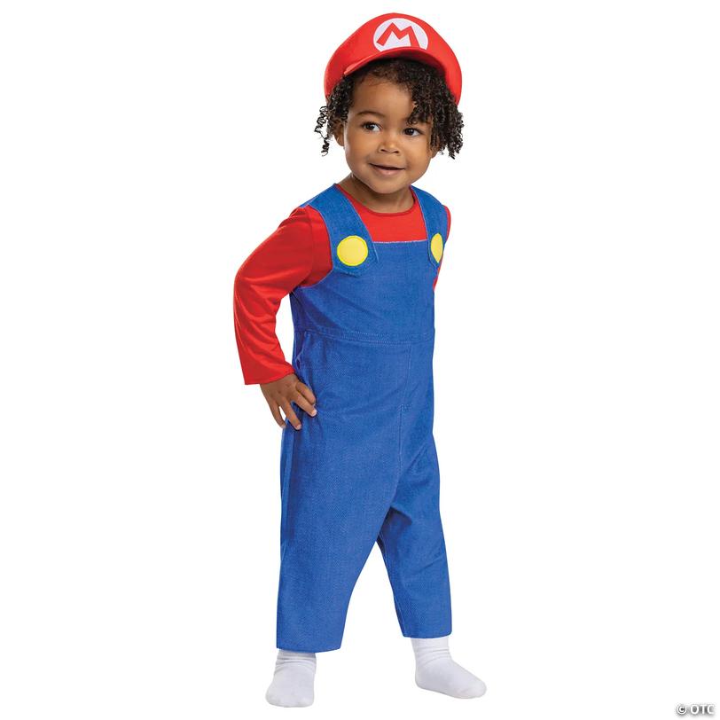Baby Posh Super Mario Bros.&amp;#8482; Mario Costume - 12-18 Months Image