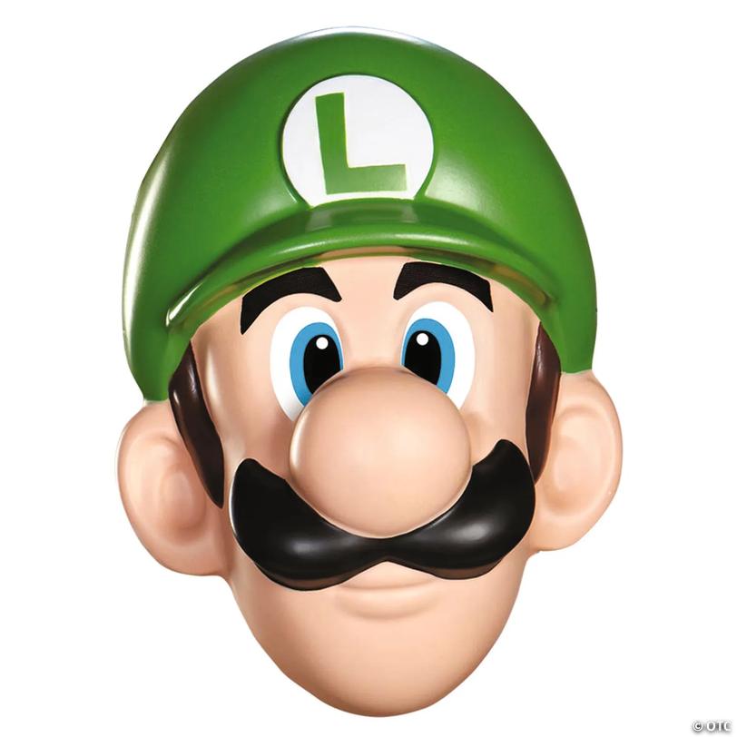 Adults Super Mario Bros.&amp;#8482; Luigi Mask Image