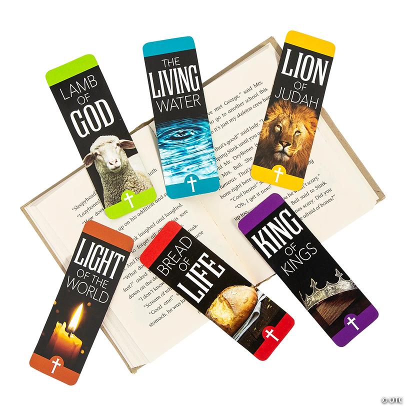 Bulk 48 Pc. Names of Jesus Bookmarks. Image