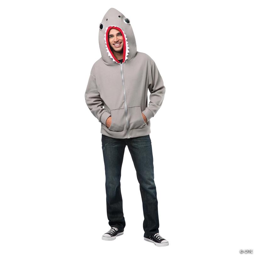 Adult Shark Hoodie Image