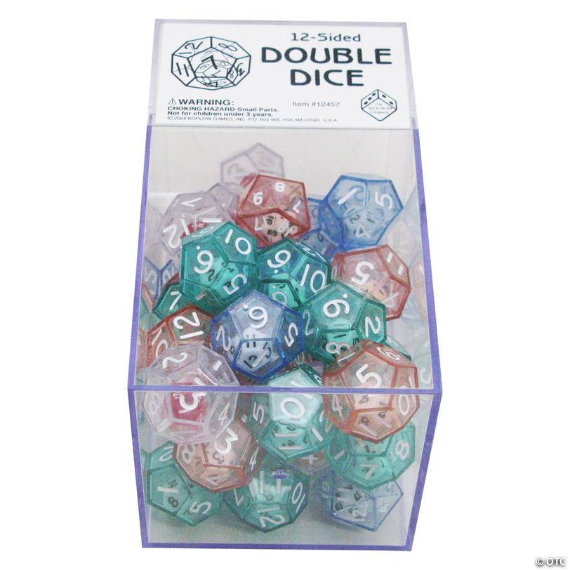 Koplow Games 12-Sided Double Dice, BoProper of 40 Image