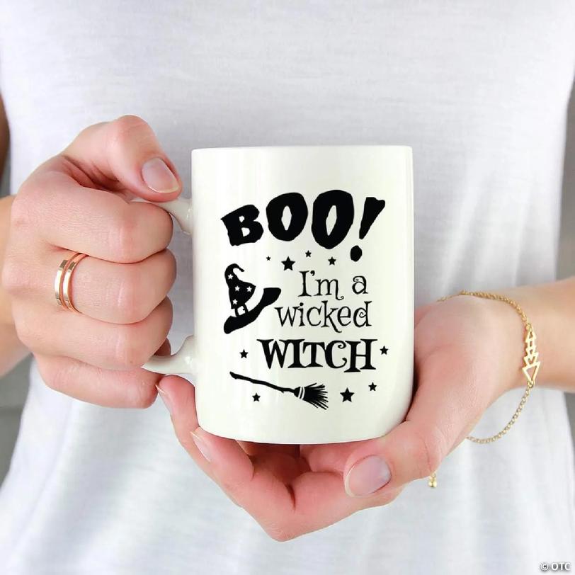 Coffee Mug Boo Im a Wicked Witch | Oriental Trading