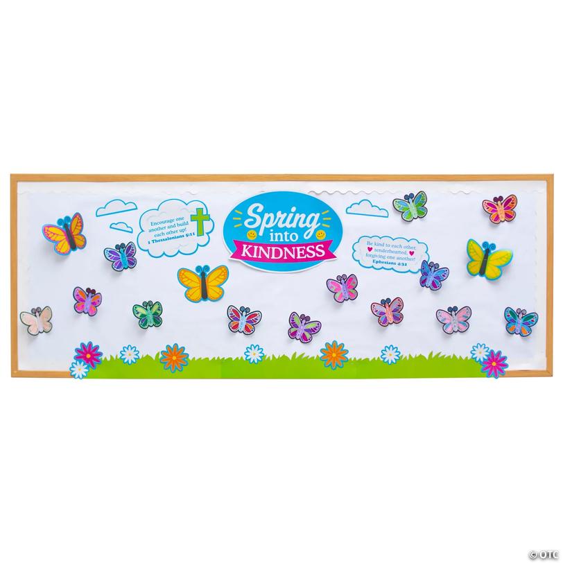Spring into Kindness Bulletin Board Set - 45 Pc. Image