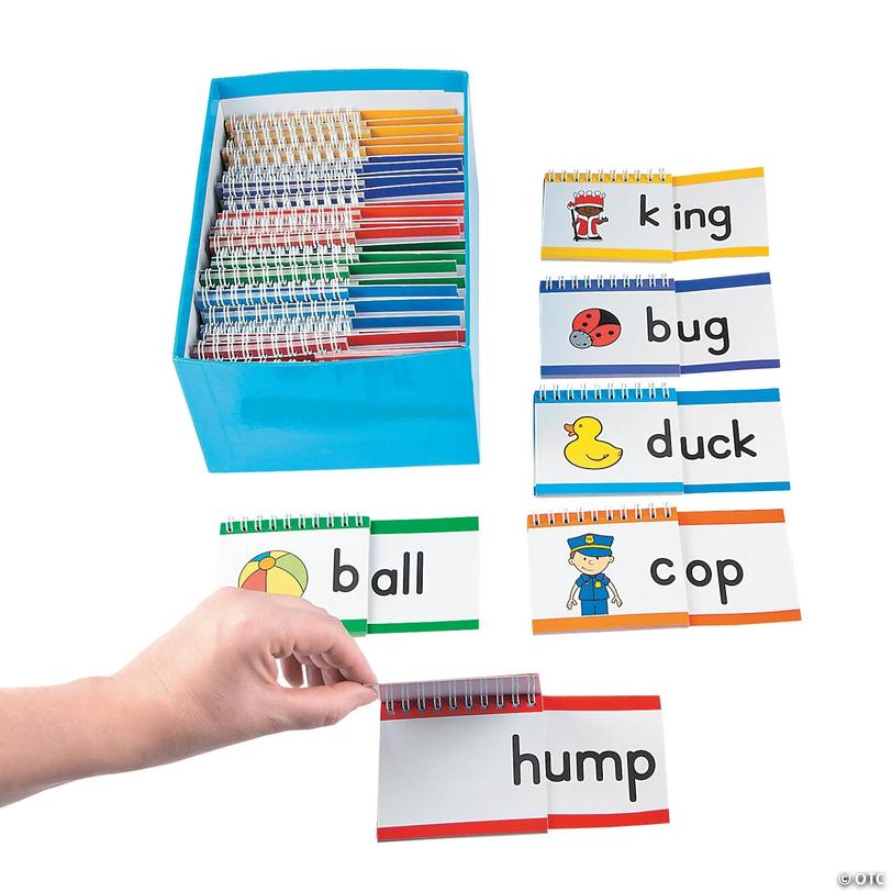 Word Family Spiral Flip Books - 37 Pc. | Oriental Trading