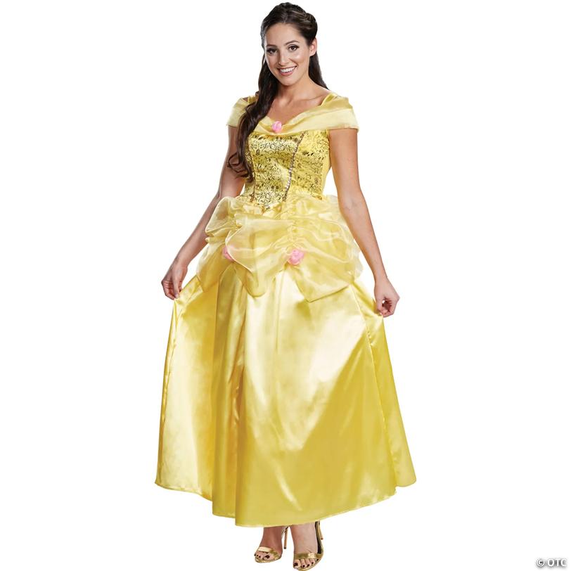 Women's Deluxe Beauty and the Beast Belle Costume &amp;#8211; Plus Image