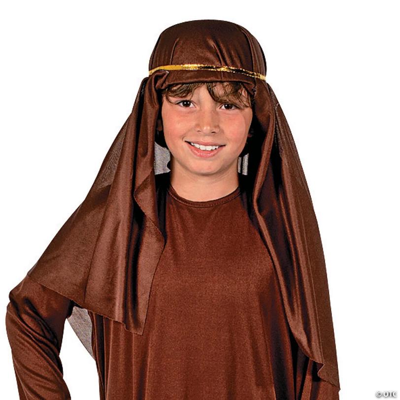 Kids Brown Hat Nativity Costume Accessory Image