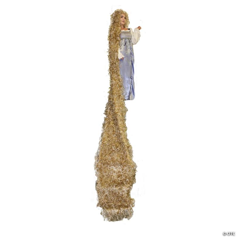 12 Ft. Adults Rapunzel Wig - Champagne Blonde 22 Image