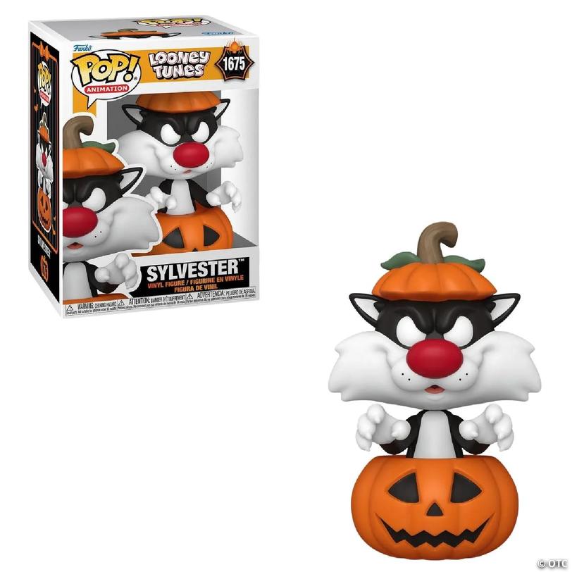 Funko Pop! Looney Tunes - Halloween Sylvester (Pumpkin) #1675 Image