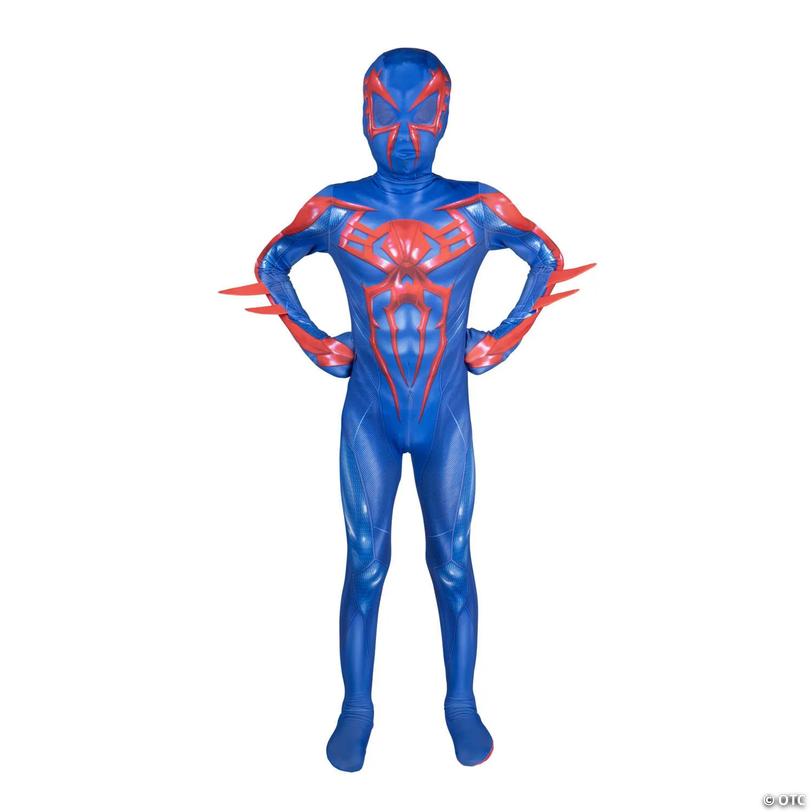 Kids Zentai Marvel Spider-Man Remastered&amp;#8482; Spider-Man 2099 Jumpsuit Costume Image