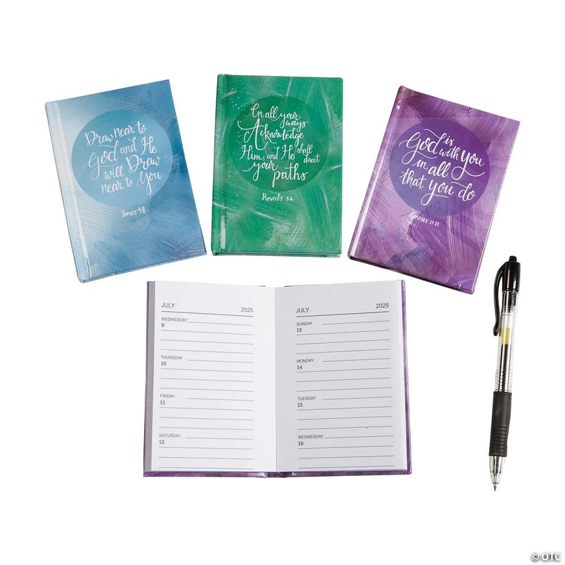 2025 Religious Weekly Planning Calendars - 12 pc Image