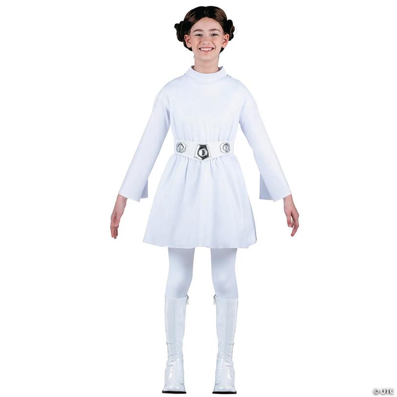 Kids Star Wars Princess Leia Classic Costume - Large Image