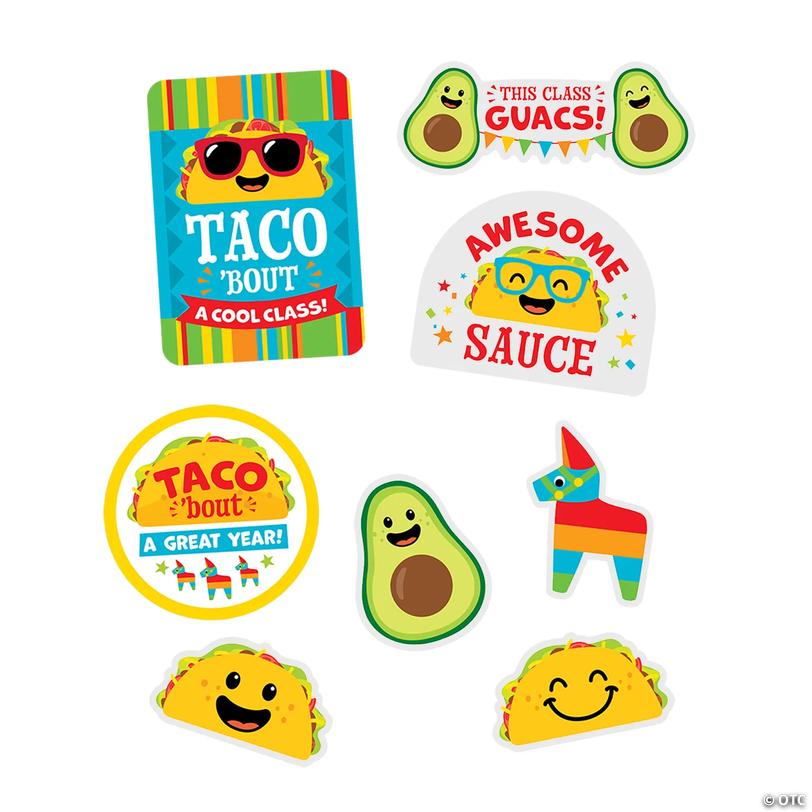 Taco &amp;#8217;Bout a Great Year Cutouts - 8 Pc. Image