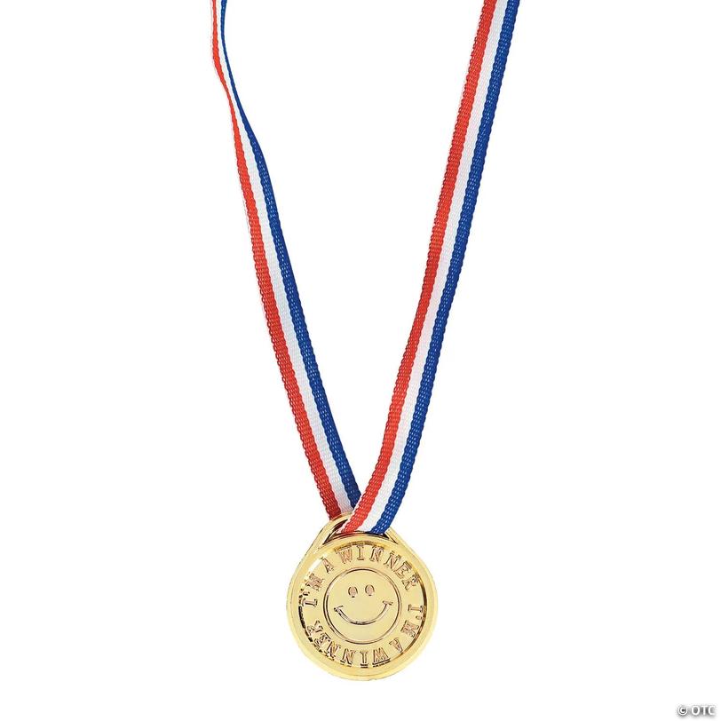 "I'm A Winner" Gold Medals - 12 Pc. Image