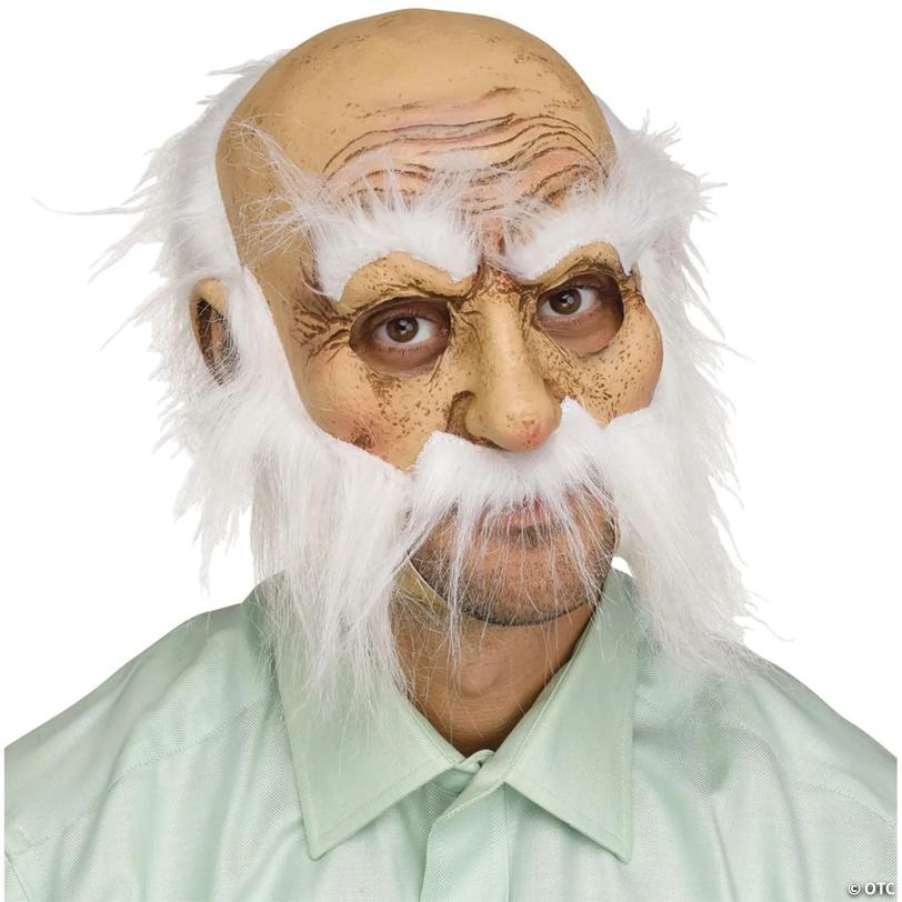 Adult Wisker Walter Old Man Mask