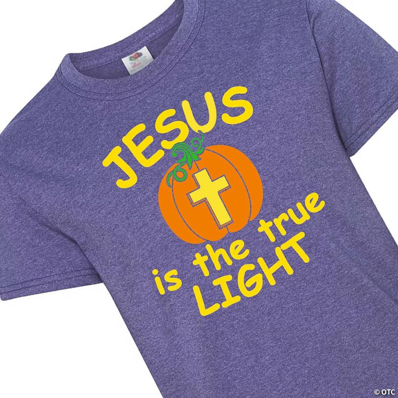 Jesus Is the True Light Youth T-Shirt - Extra Small Image