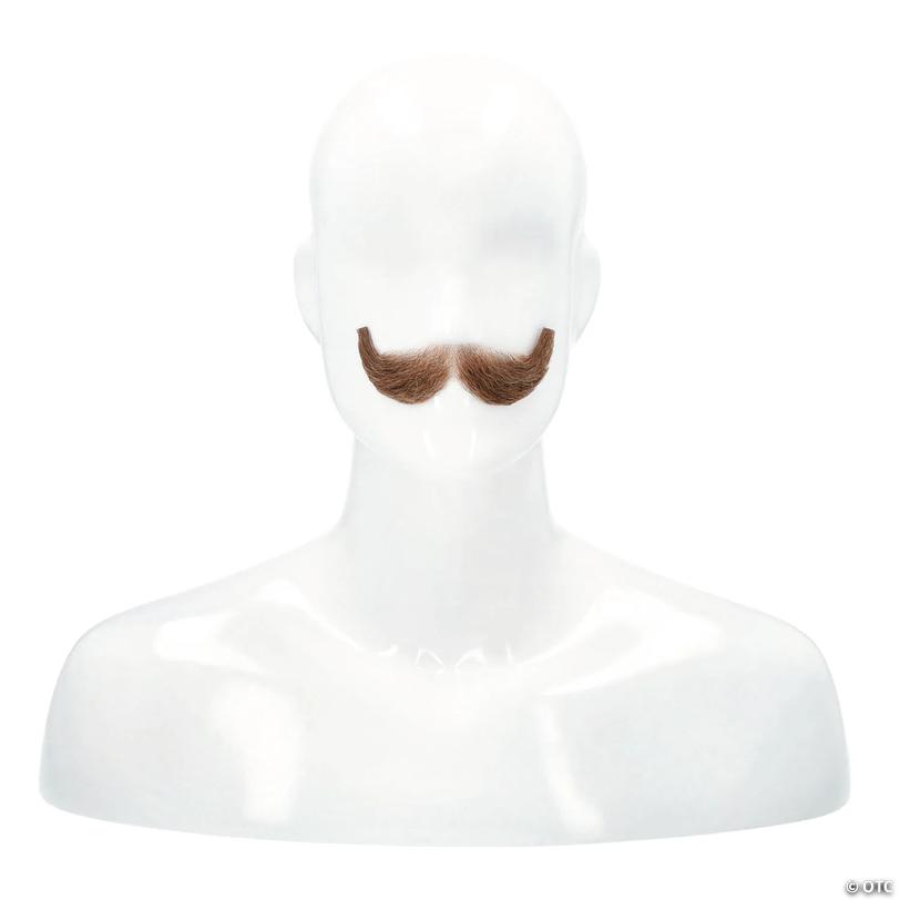 Adults Human Hair English Mustache Light Brown 10 Image