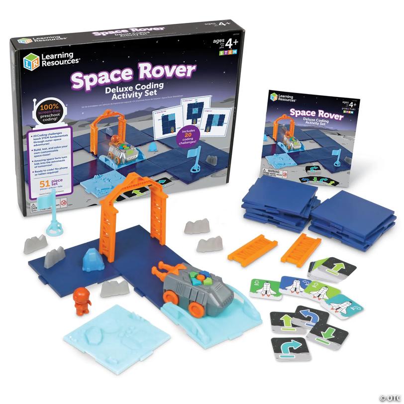 Learning Resources Space Rover DeluPropere Coding Set Image