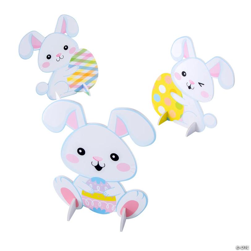 Hippity Hoppity Bunny Centerpiece Set - 3 Pc. Image