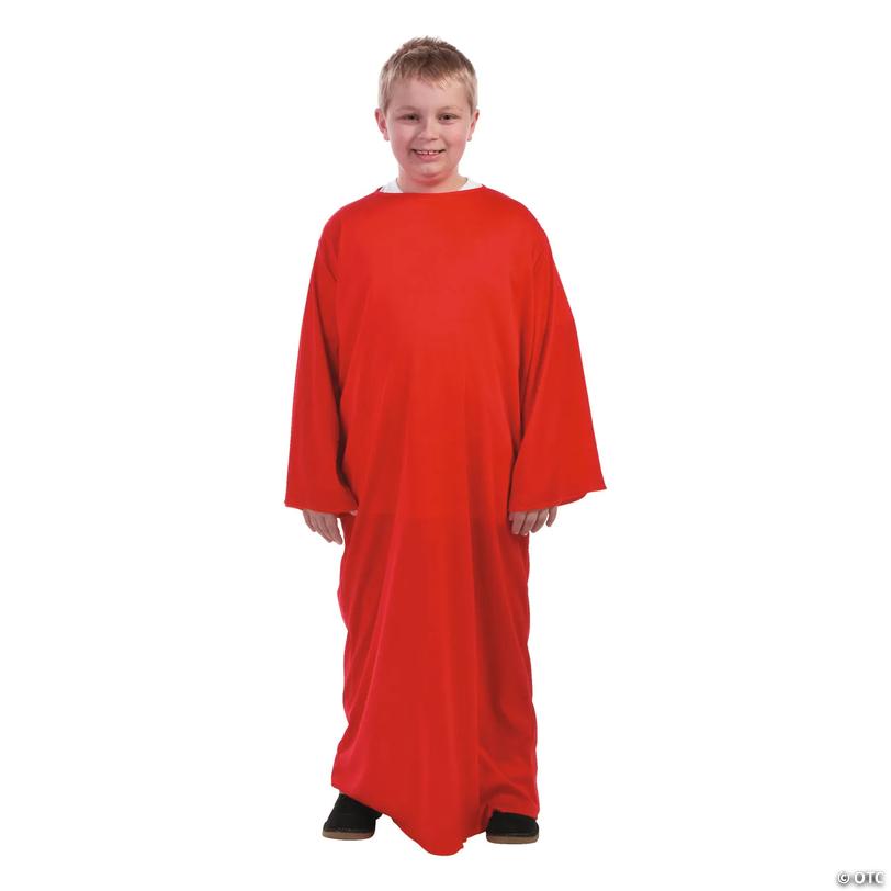 Kids Red Nativity Gown - Large/Extra Large 10-14 Image