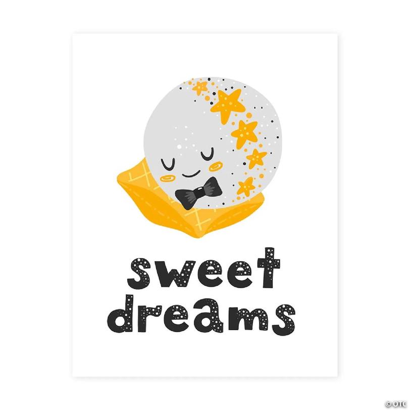 Sweet Dreams Nursery Wall Art 8.5x11in Image