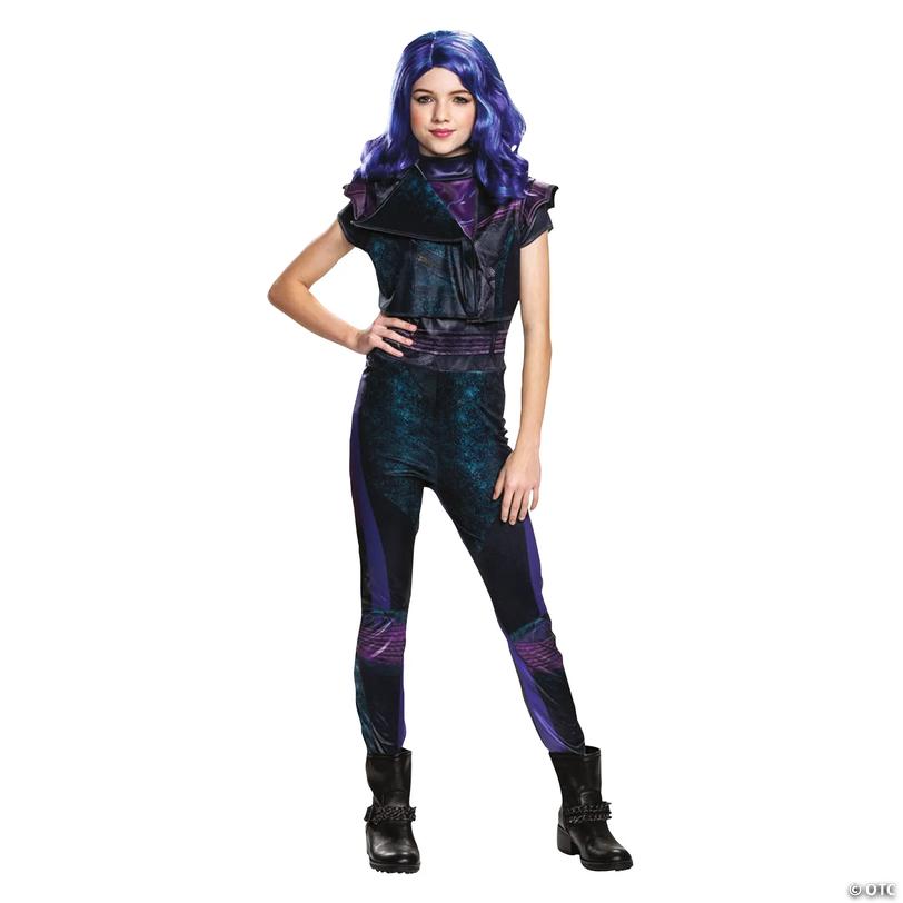 Kids Classic Disney's Descendants 3 Mal Costume - Large 10-12 Image