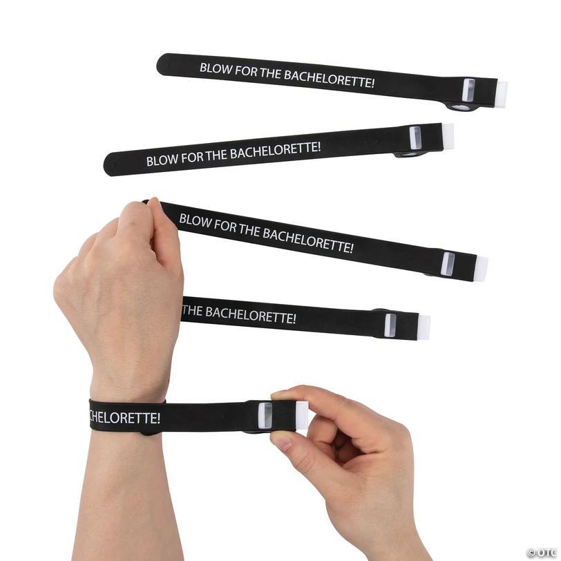Bachelorette Whistle Slap Bracelets - 6 Pc. Image