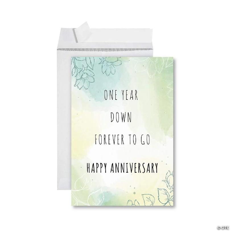 One Year Down Forever To Go 8.5x11IN | Oriental Trading