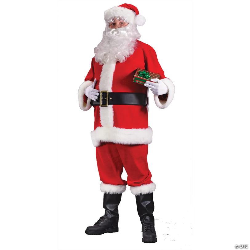 Santa Suit Adult Men&amp;#8217;s Costume Image