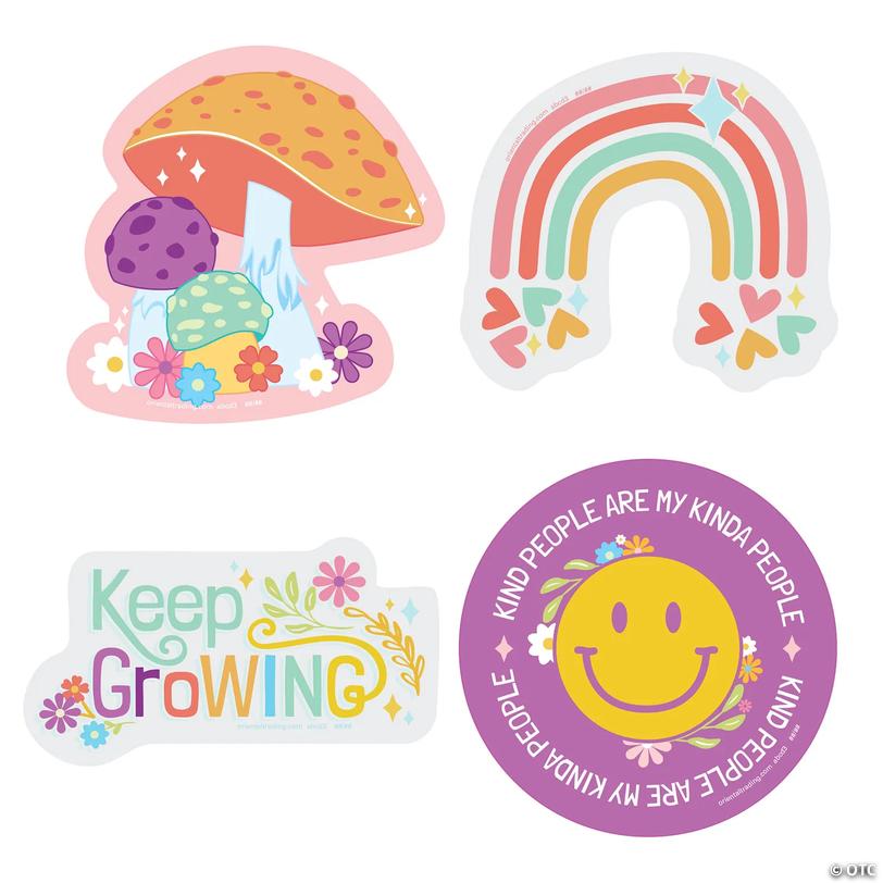 Jumbo Growth Mindset Stickers - 24 Pc. Image