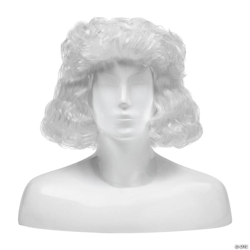 Chin-Length Wavy Santa Wig BY367CV2 - White 60 Image