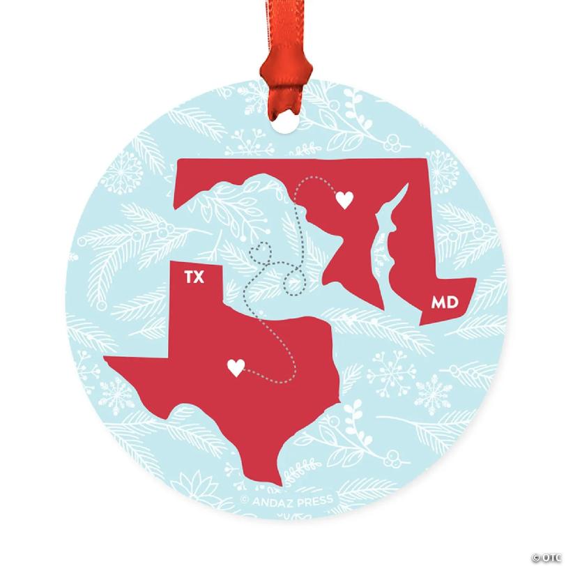 Wood MDF Ornament Long Texas & Maryland | Oriental Trading