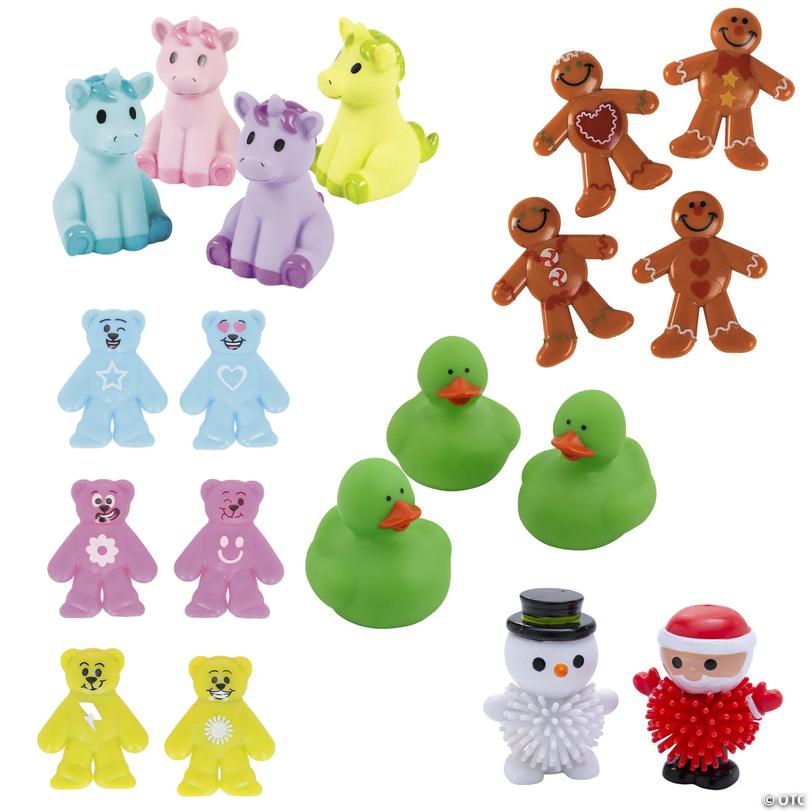 Bulk Character Christmas Toy Assortment - 124 pc Image