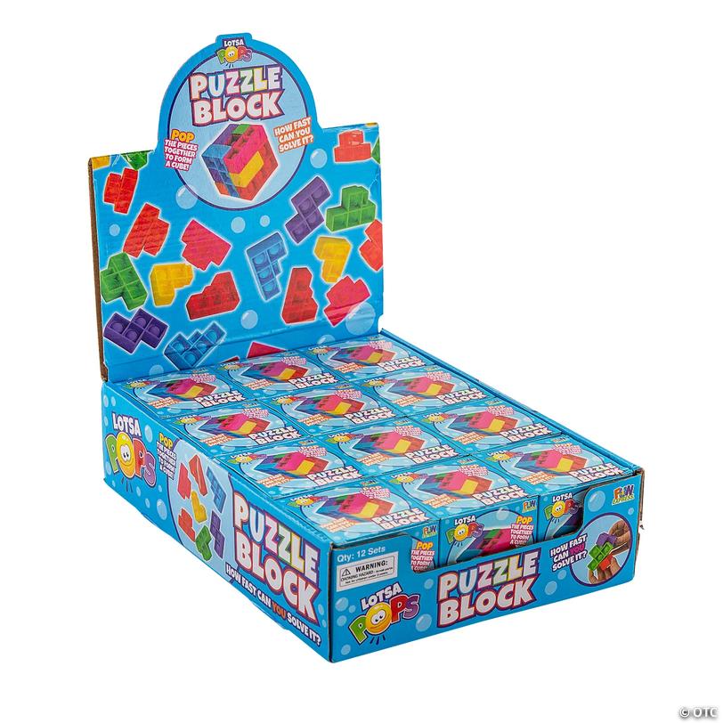 Lotsa Pops Popping Toys Puzzle Block Image