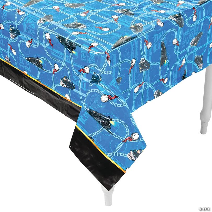 The Polar Express&amp;#8482; Rectangle Tablecloth - 108" x 54" Image