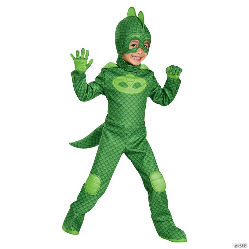 Kids Deluxe PJ Masks Gekko Costume - Small Image