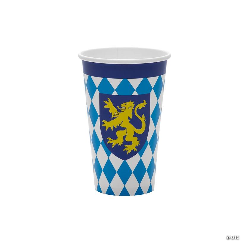 16 oz. Oktoberfest Disposable Paper Cups - 8 Ct. Image
