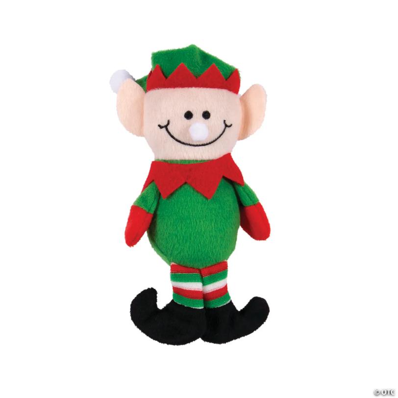 Red &amp; Green Christmas Stuffed Elves - 12 pc Image