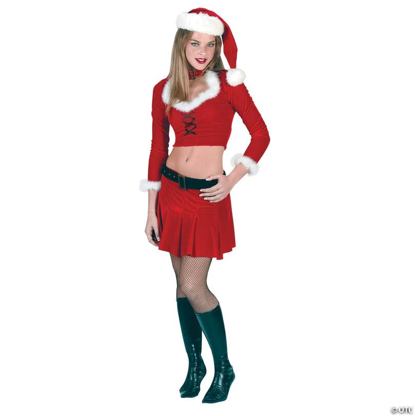 Women&amp;#8217;s Sexy Ms. Santa Claus Costume - Medium/Large Image