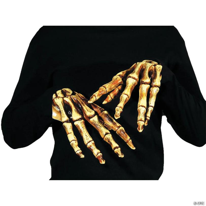 Adults Latex Skeleton Bone Hands Costume Accessory Image