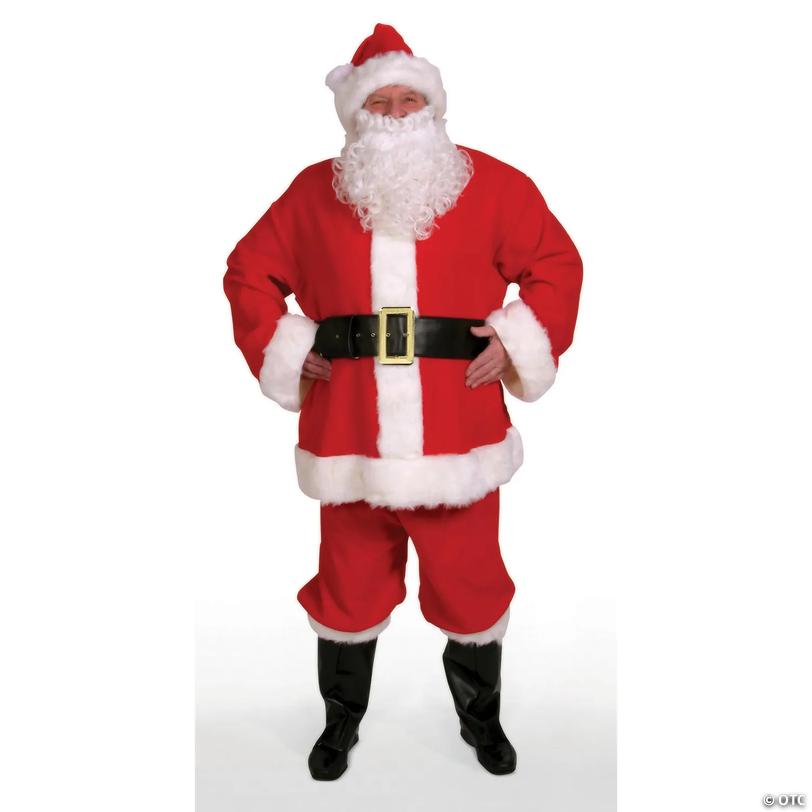 Adults Economy Santa Suit Costume - Extra Large Image