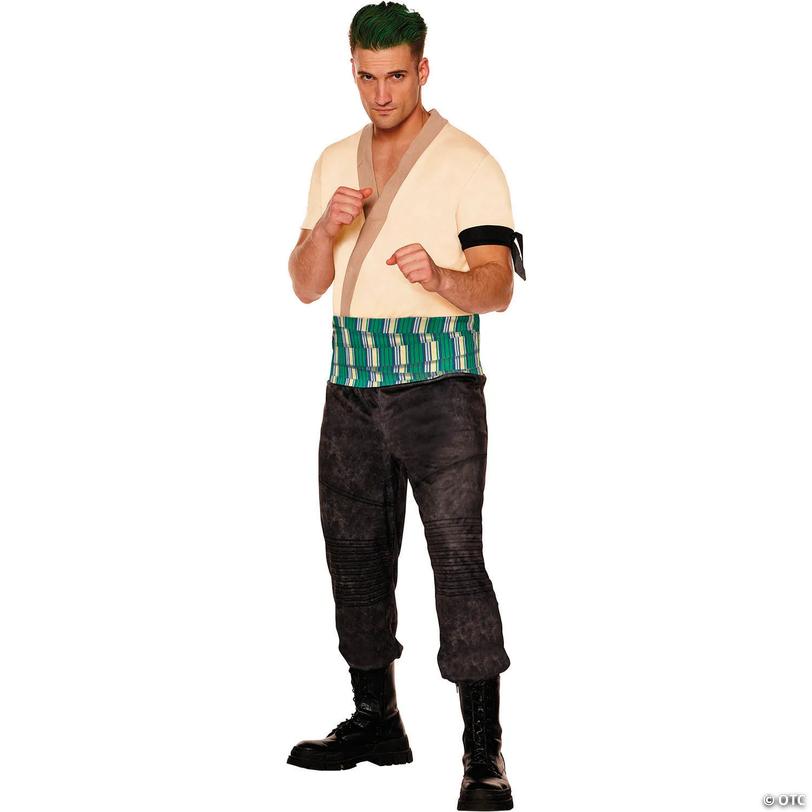 Adults One Piece&amp;#8482; Roronoa Zoro Jumpsuit Costume - Large Image