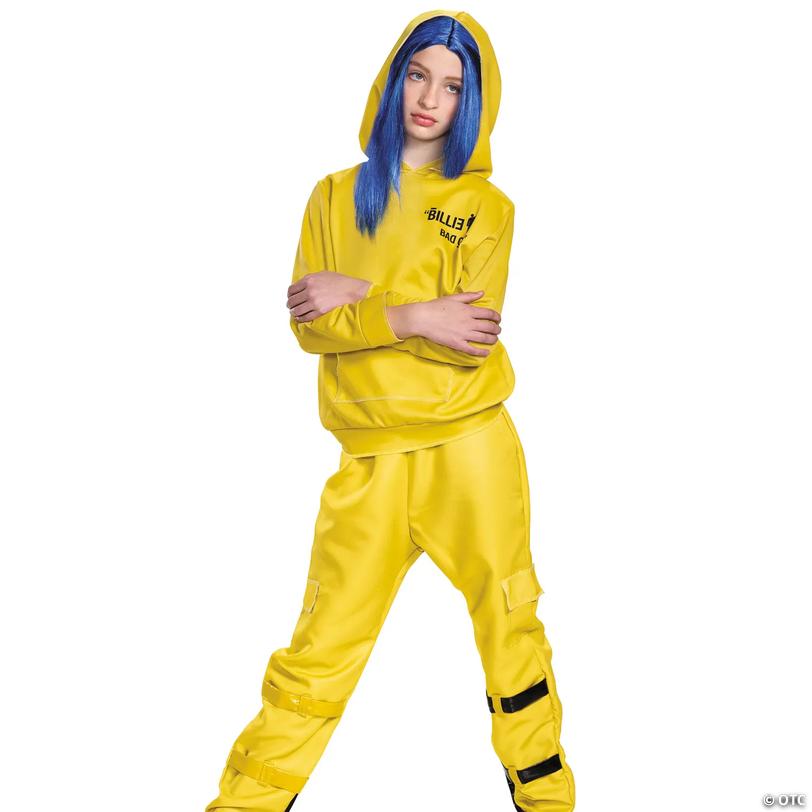 Girl's Deluxe Billie Eilish Costume Image