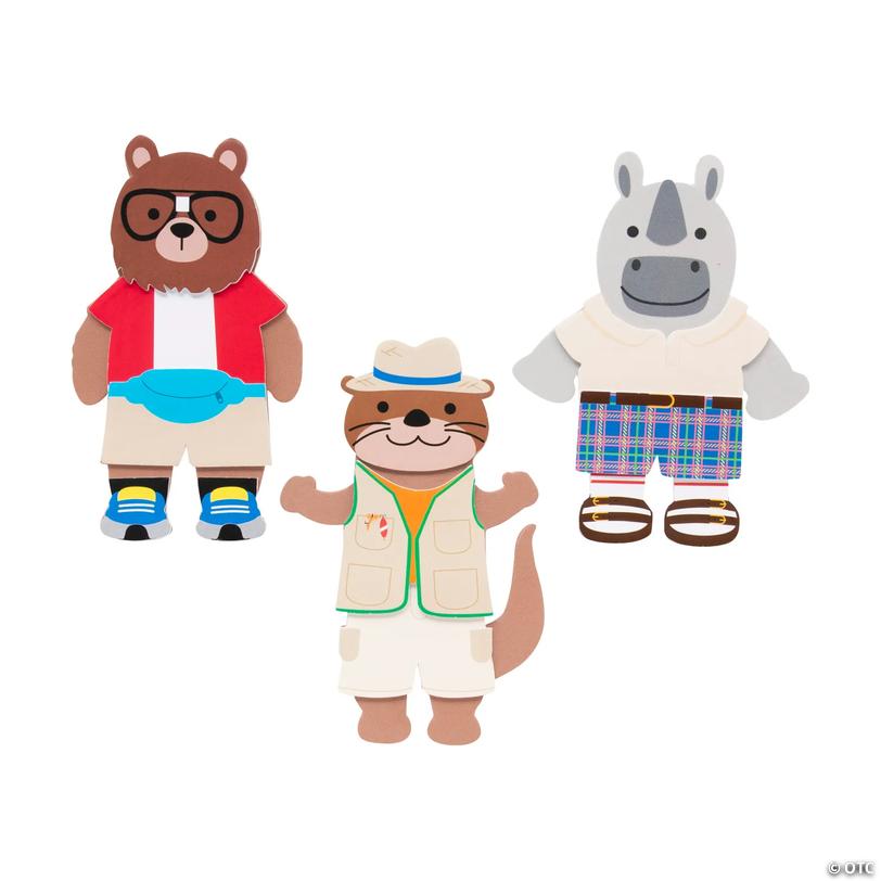 Goofy Dad Animal Magnet Craft Kit - Makes 12 Image