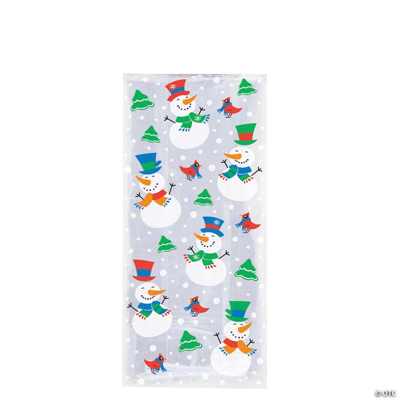 Snowman Glee Cellophane Bags - 20 pc Image