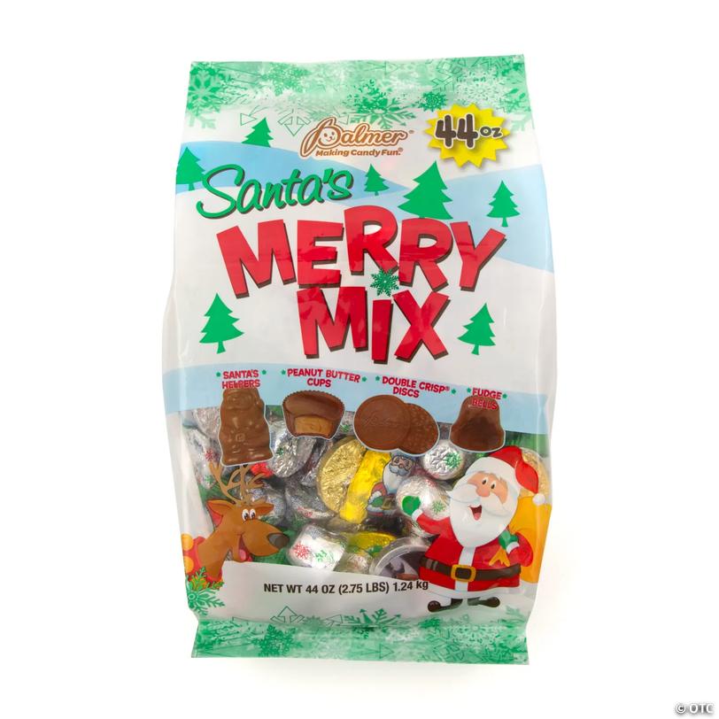Bulk Palmer<sup>&amp;#174; </sup>Santa's Merry Mix Holiday Chocolate Candy Assortment (5.5 lbs.) Image