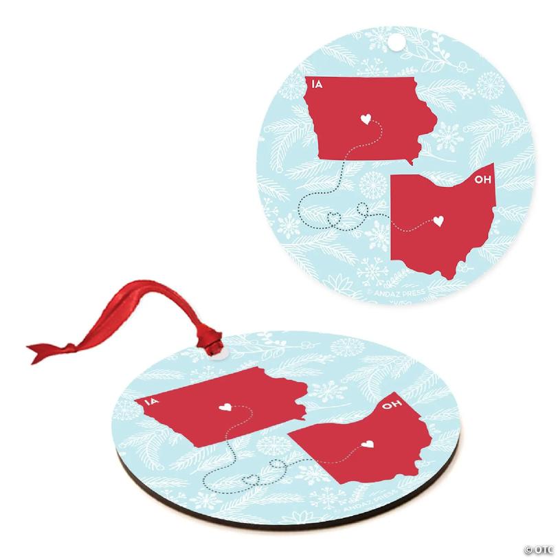 MDF Ornament Ohio and Iowa | Oriental Trading